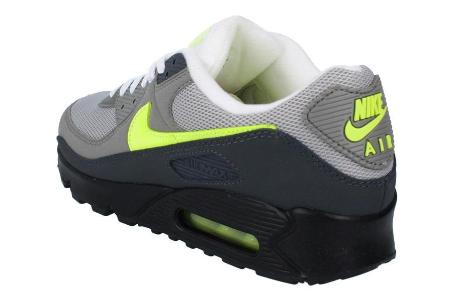 Nike Air Max 90 Mens Trainers Iq0289 Shoes  010 - Black Neon Yellow Anthracite 010 - Photo 1