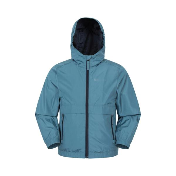 Mountain Warehouse Childrens/Kids Whisper Water Resistant Jacket - Blue - 