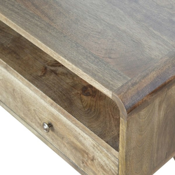 Artisan Furniture Curved Grey Washed Media Unit