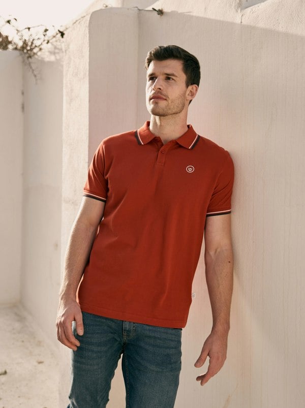 Duck and Cover Hendamore Polo Red