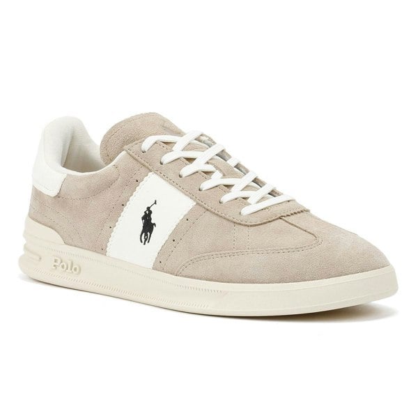 Polo Ralph Lauren Heritage Aera Suede Milkshake/White Trainers