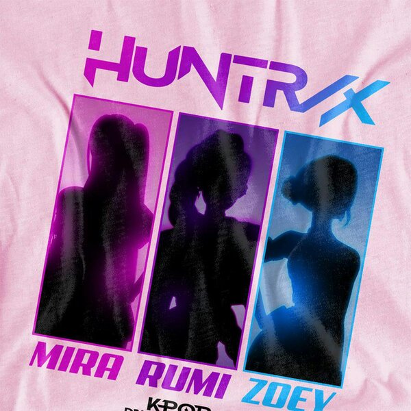 K-Pop Demon Hunters Childrens/Kids Huntrix Spotlight T-Shirt - Pink