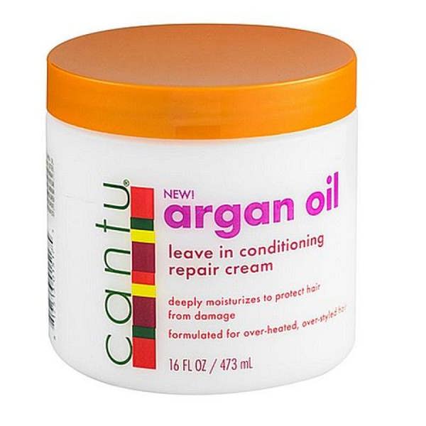 Moisturising leave-in conditioner with argan oil for curly hair