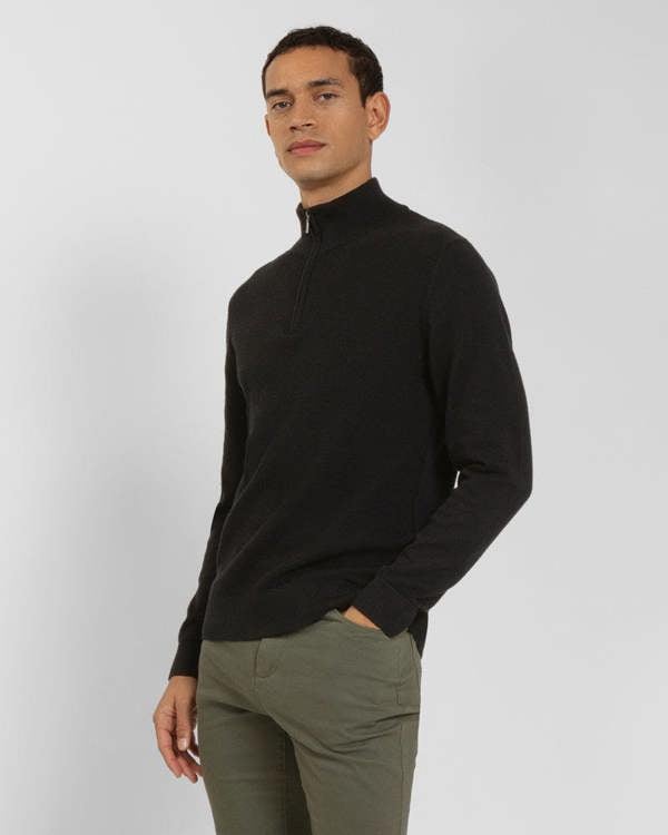 Steel & Jelly Knitted 1/4 Zip Jumper