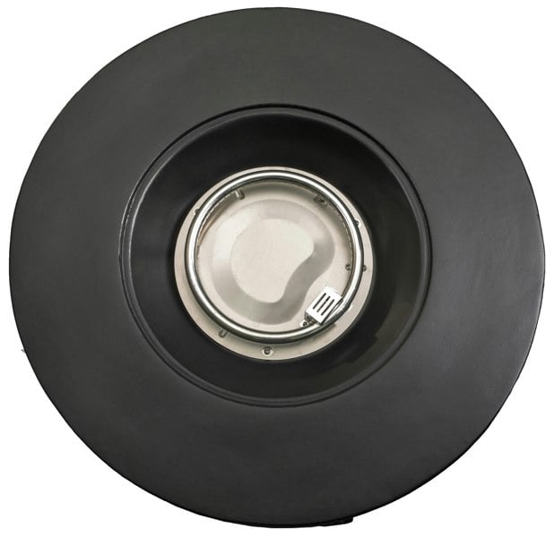 MDA Designs FUSION Black Lavish Garden & Patio Gas Fire Pit with Eco-Stone Finish - Fully Assembled