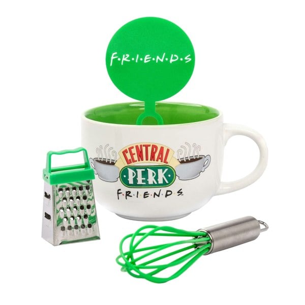 Friends Central Perk Mug and Stencil Set - Green/White