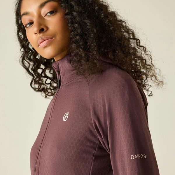 Dare 2B Womens/Ladies Ventura Stretch Hooded Midlayer - Huckleberry - 