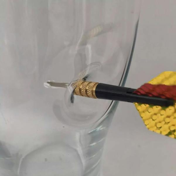 Personalised Dart Beer Glass - detail view
