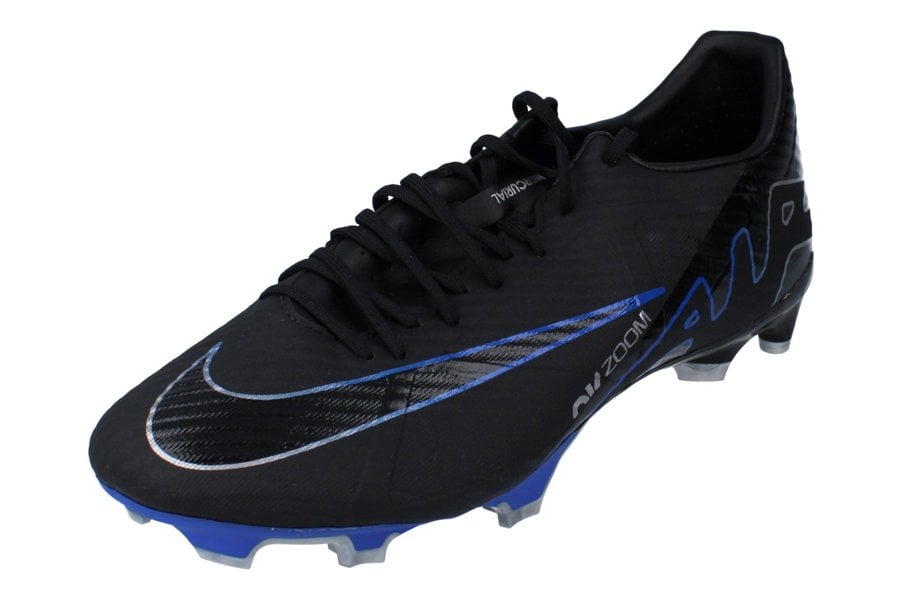 Nike Zoom Vapor 15 Academy Fg/Mg Mens Football Boots Dj5631  040 - Black Chrome Hyper Royal 040 - Photo 0