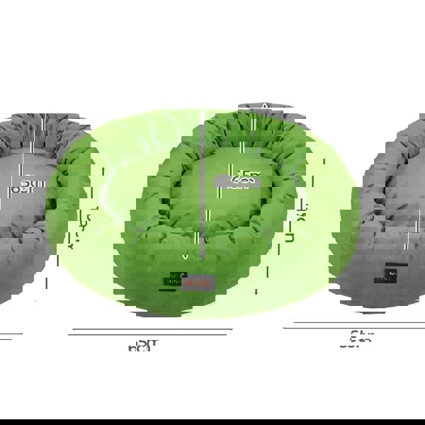 Skylos Dog Bed Donut Soft Large Cat Beds For Calming Pet Anti Anxiety Washable S