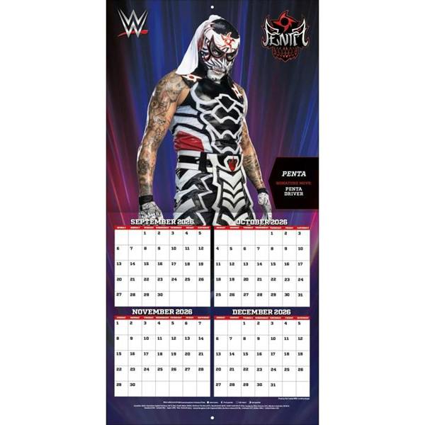 WWE Superstars Calendar 2027, Wall Calendars, Month To View, Sports, Gift