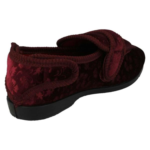 Jo & Joe Ladies Jo & Joe Adustable Hook And Loop Slippers Gladys