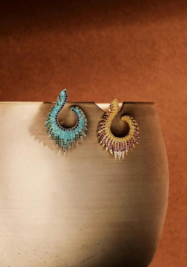Latelita Flame Earrings Cold Ice Silver