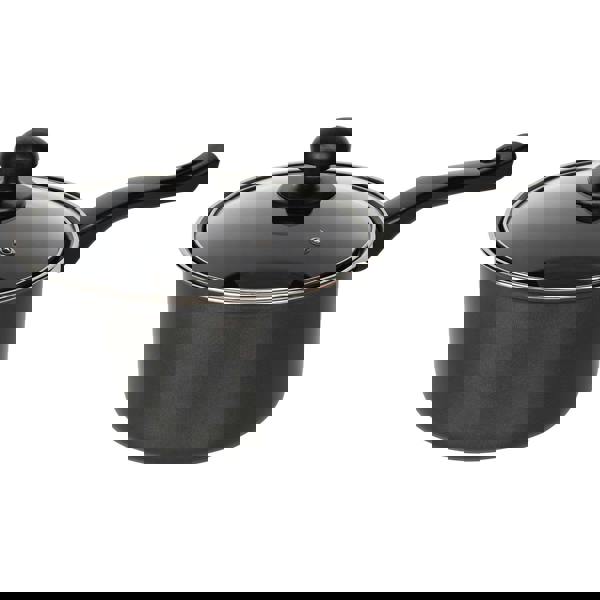 Gr8 Home Black 8 Piece Non Stick Cookware Set Cooking Pot Frying Pan Saucepan With Lids