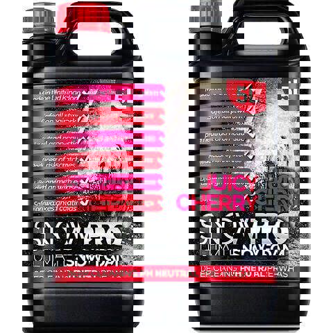 SnowPro Snow Foam Shampoo Car Wash 5L Soap pH Neutral Vehicle Cleaning Detailing Pre Wash Cherry Fragrance
