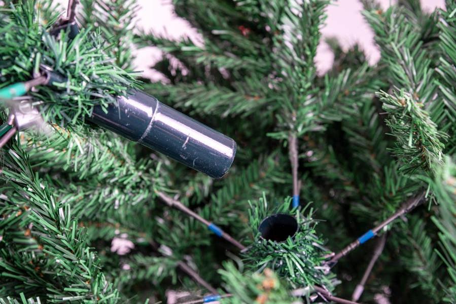 4ft to 8ft Stockholm Pine Artificial Christmas Trees with Berries, Frosted Cones and Mixed Tips image 7