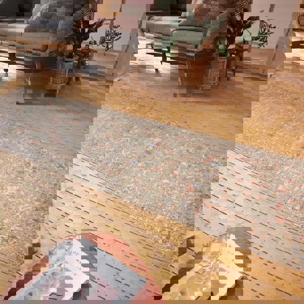 The Rugs Vintage Medallion Washable Rug – Timeless Charm