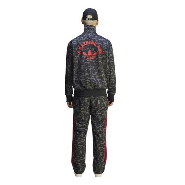 Adidas Mens Firebird Bape Jogging Bottoms - Black - 