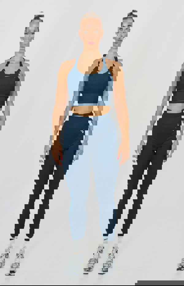 V3 Apparel Form Seamless Strappy Sports Bra - Deep Turquoise