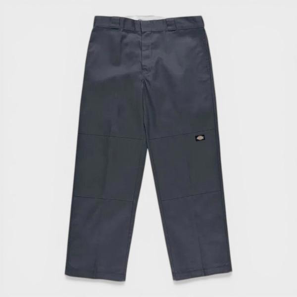 Dickies Double Knee Loose Fit Straight Leg Work Pants Charcoal Grey