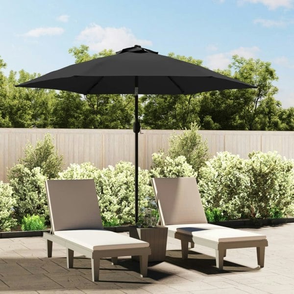 Berkfield Replacement Fabric for Outdoor Parasol Anthracite 300 cm