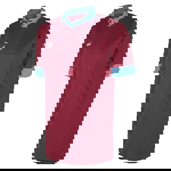 Umbro Mens Tempest Jersey - New Claret/Sky Blue