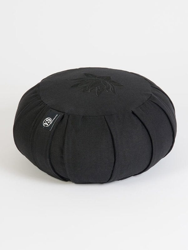 Yoga Studio GOTS Organic Cotton Round Lotus Zafu Buckwheat Cushion