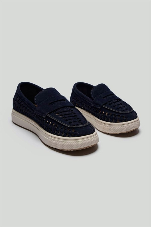 House of Cavani Boys Troy Navy Loafers