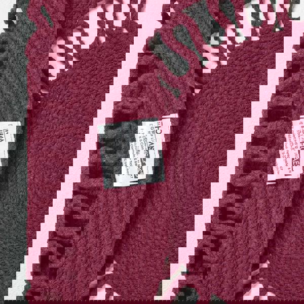 HOMESCAPES Crochet Braided Rug