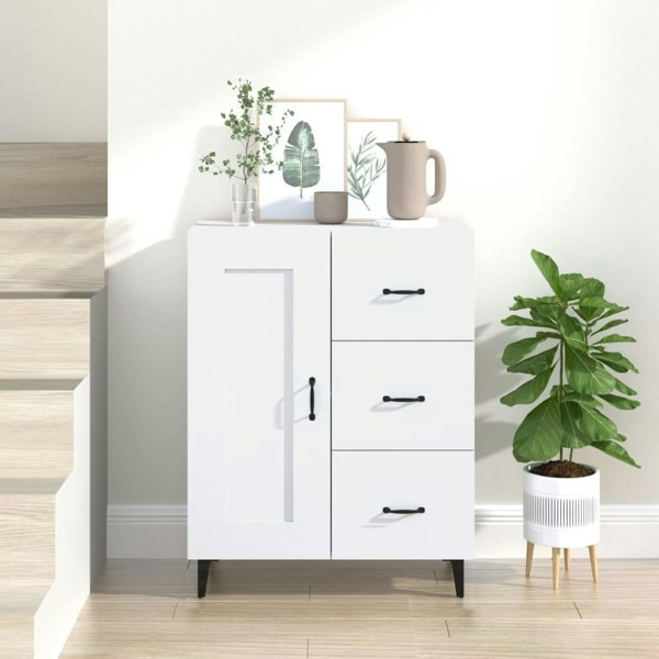 Berkfield Sideboard White 69.5x34x90 cm Engineered Wood