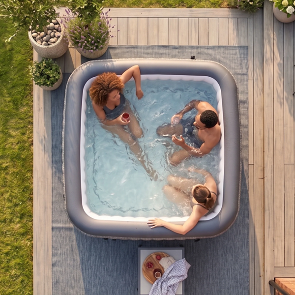 Wave Pacific | 4/6-Person Inflatable Hot Tub | Integrated Heater