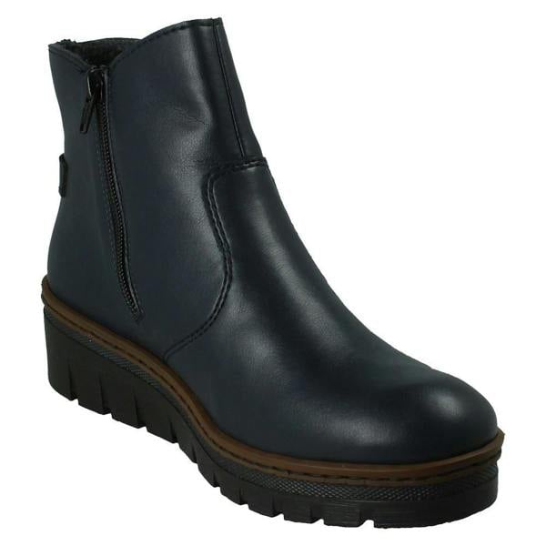 Rieker Ladies Rieker Fleece Lined Ankle Boots X9164