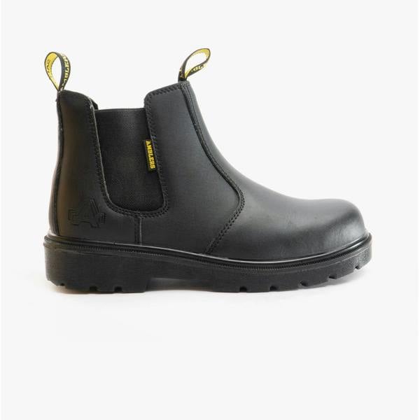Amblers Safety FS116 Leather Chelsea Safety Boots  in Black