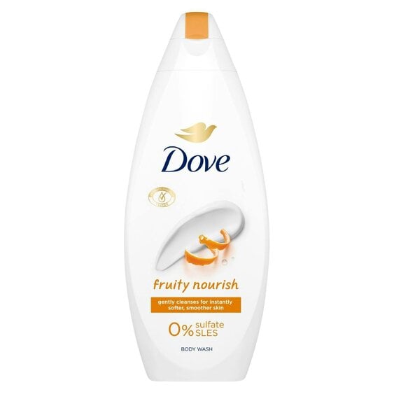 Dove Fruity Nourish Body Wash 0% Sulfate SLES for Softer & Smoother Skin, 225ml