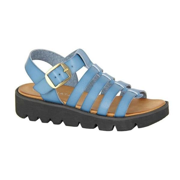 Cipriata Womens/Ladies Azia T-Bar Sandals - Blue - 