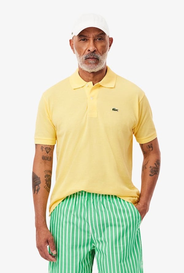 Lacoste Men's Classic Fit L.12.12 Original Polo Shirt - Yellow