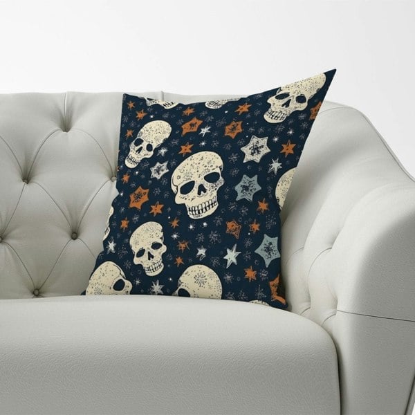 Warren Reed Skulls And Stars Cushions