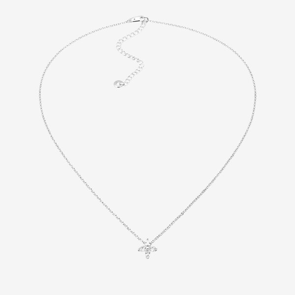 Uchi & Soto Kinmokusei Silver Floral Pendant Necklace