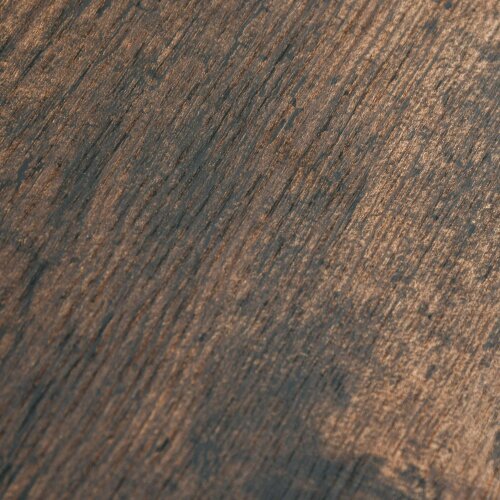 Wyld Haus Lune 100cm Rustic Brown Compact Writing Desk With Integrated Storage Shelves