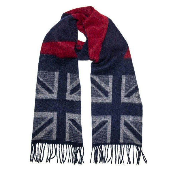 Pure Wool Union Jack Scarf - Heritage Traditions