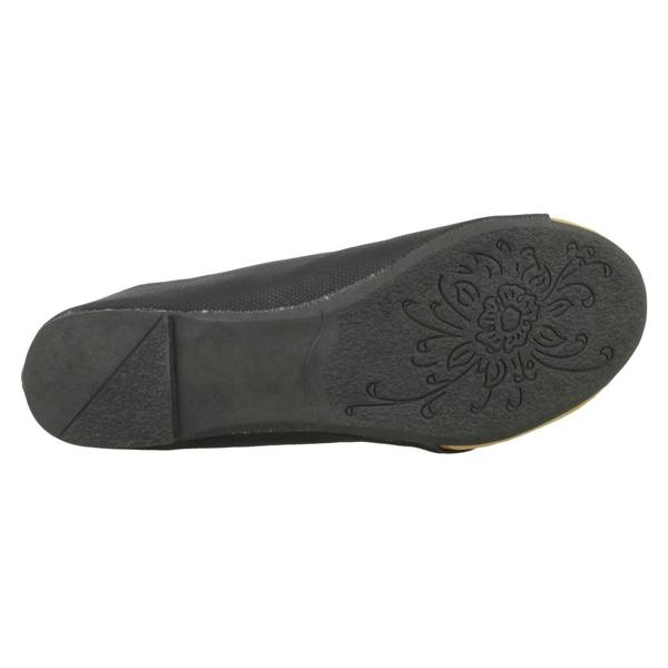 Cutie Girls Cutie Flat Ankle Strap Studded Edge Toecap Ballerina