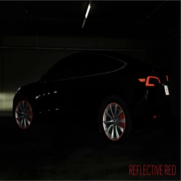red reflective rim tape