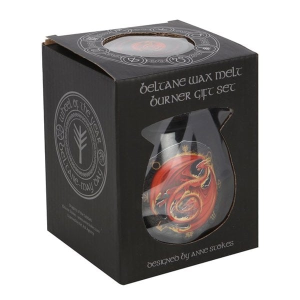 Serano Beltane Wax Melt Burner Gift Set by Anne Stokes