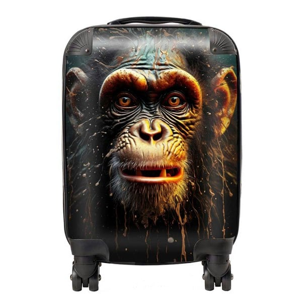 Warren Reed Splashart Monkey Face Suitcase