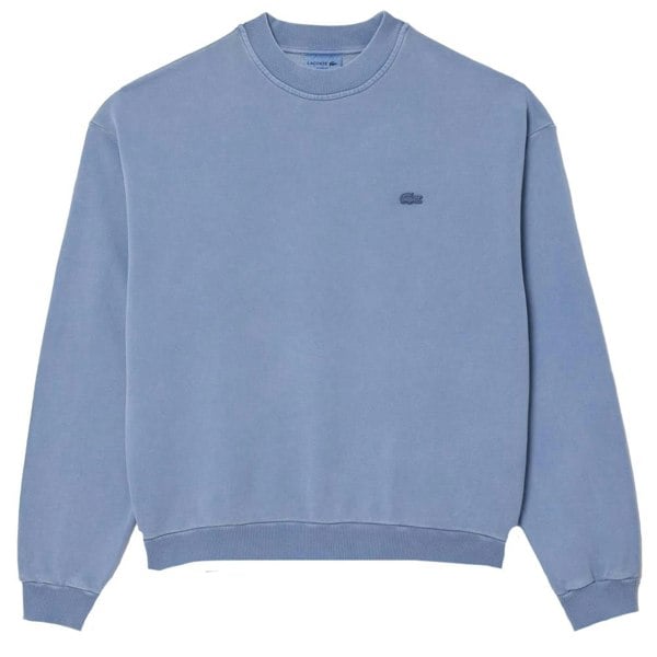 Lacoste Mens Natural Dyed Loose Fit Sweatshirt - Blue