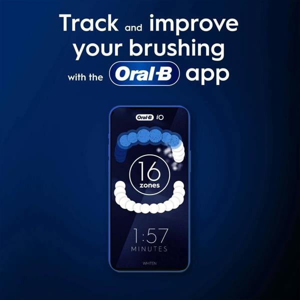 Oral-B iO 10 Cosmic Black Electric Toothbrush with Charging Travel Case - Additional 3