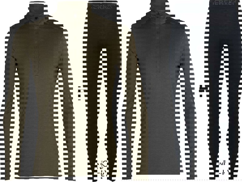 Icebreaker Men's Merino 200 Oasis Half Zip Base Layer COMBO