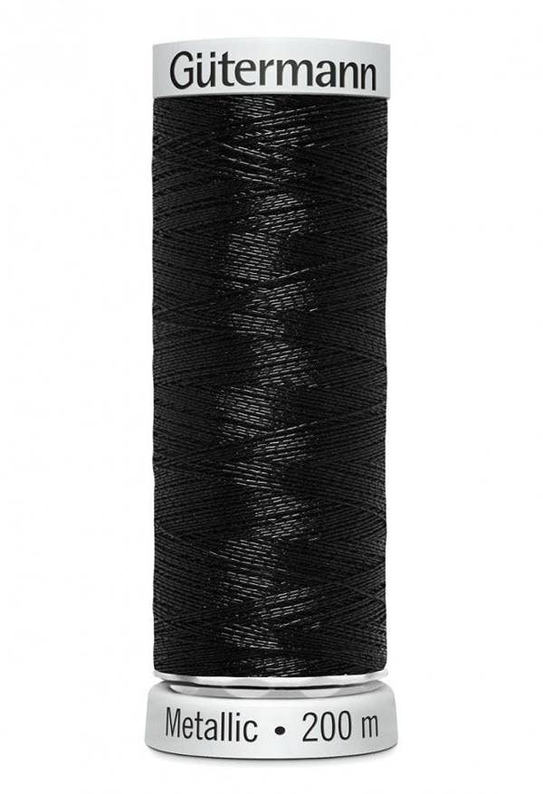 Gutermann Sulky Metallic Embroidery Thread 200m Polyamide, Polyester Thread Suitable For Embroidery