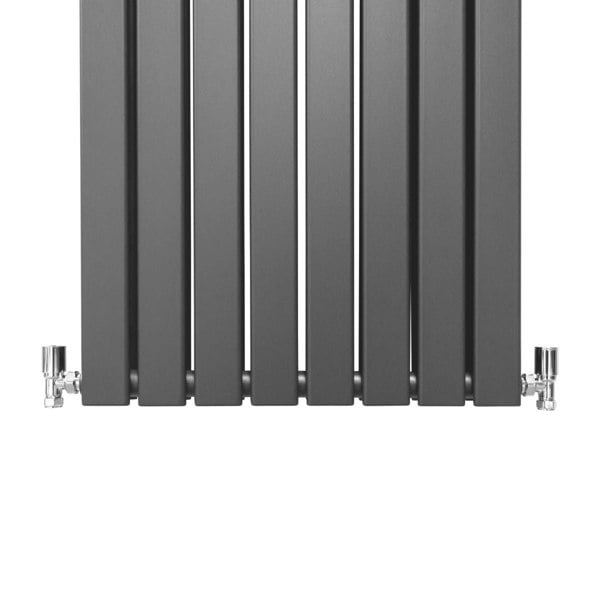 Designer Flat Panel Radiator - Anthracite Grey (1600mm x 560mm)