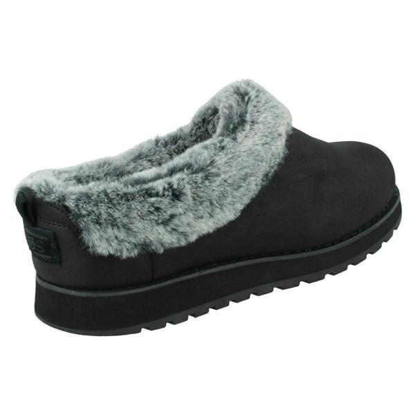 Skechers Ladies Skechers Memory Foam Mule Slippers Keepsakes Rem 31214